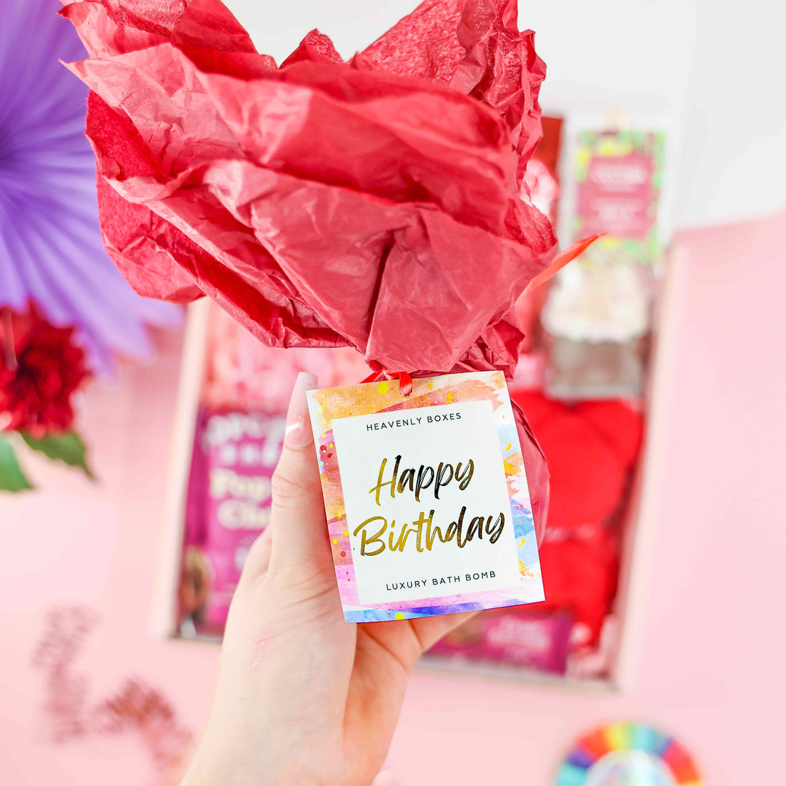 Burgundy Bliss Birthday Box