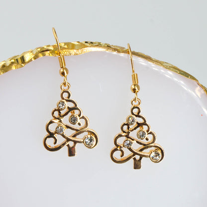 Christmas Gifts for Her – Twinkle Tree Earrings festive crystal jewellery