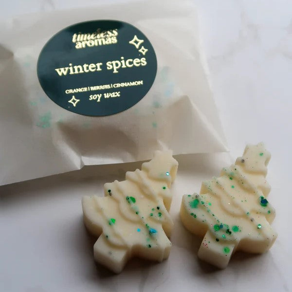 Holiday gifts – Winter Spices Wax Melts with orange berries cinnamon for cosy nights