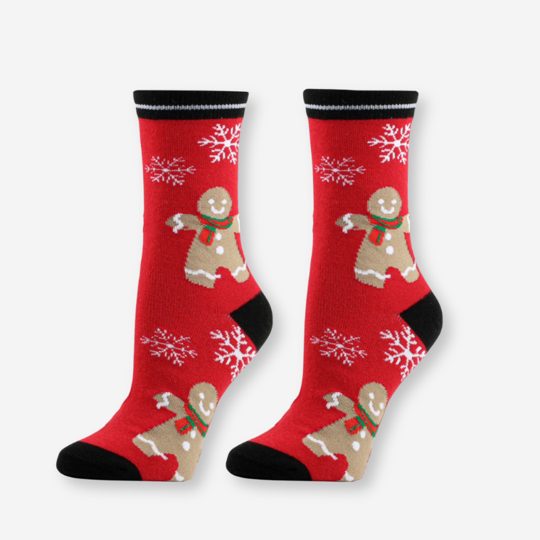 Christmas gifts for her – Gingerbread Christmas Socks for cosy festive nights