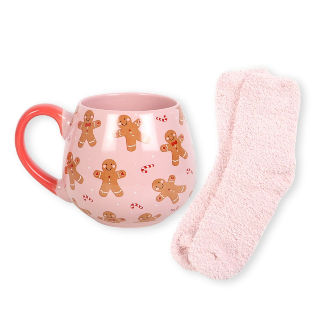 Christmas Gifts for Her – Gingerbread Mug &amp; Sock Set for cosy nights