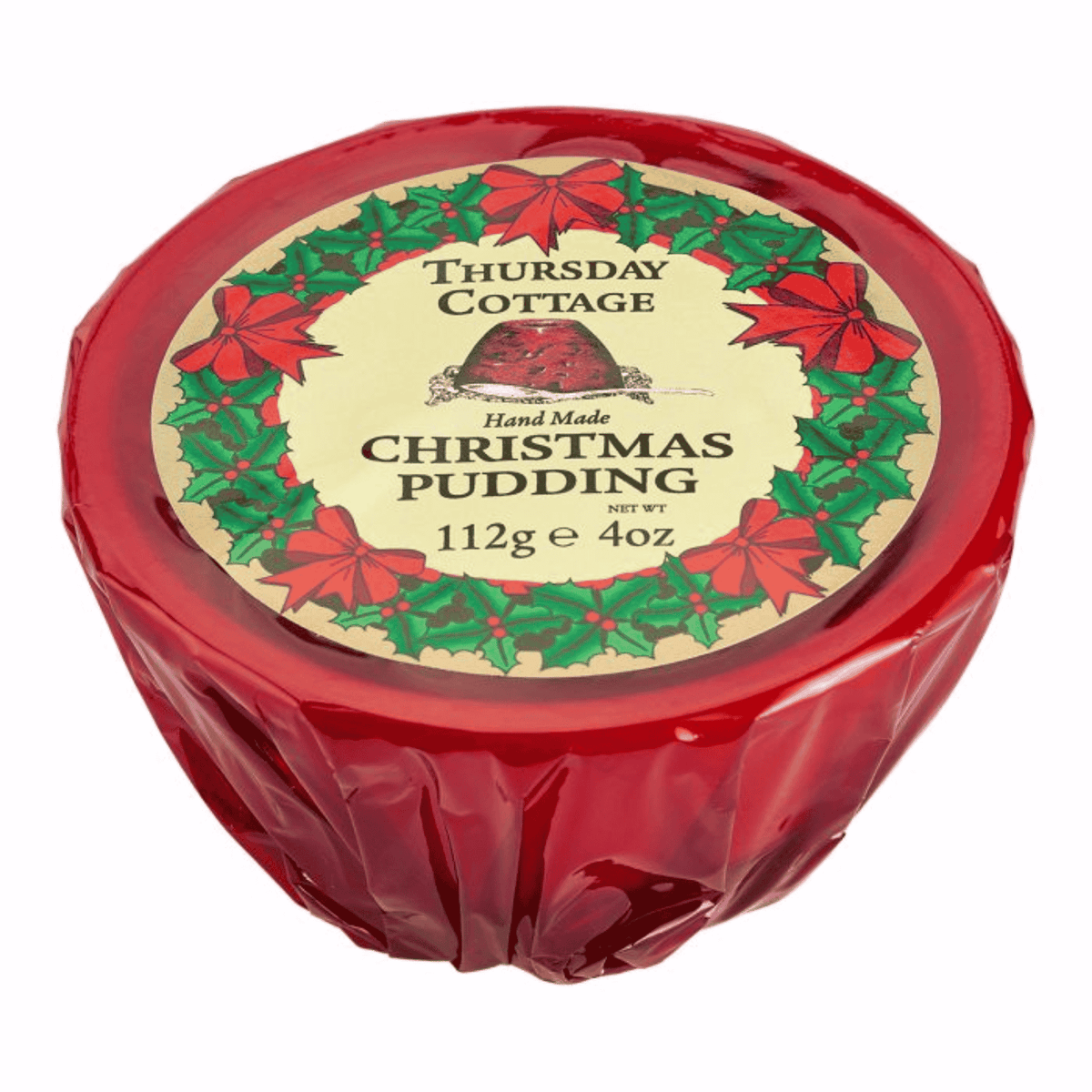Christmas gifts for her featuring a Thursday Cottage Hand Made Christmas Pudding in a 112g size.