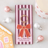 Christmas gifts for her – Red Bow Keyring with gold-toned detailing