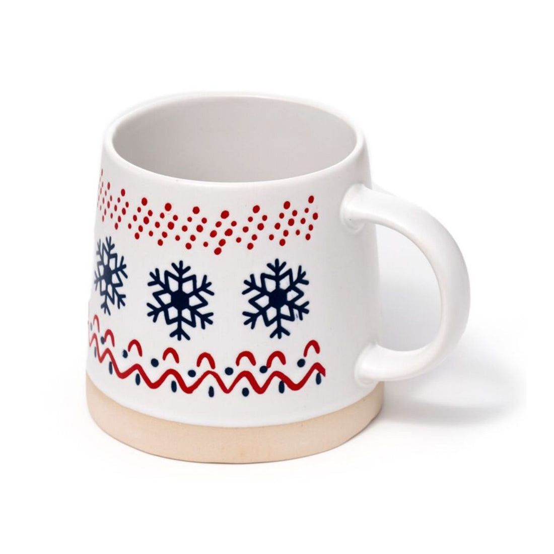 Christmas Gifts for Her – Snowflake Ceramic Mug with festive winter design