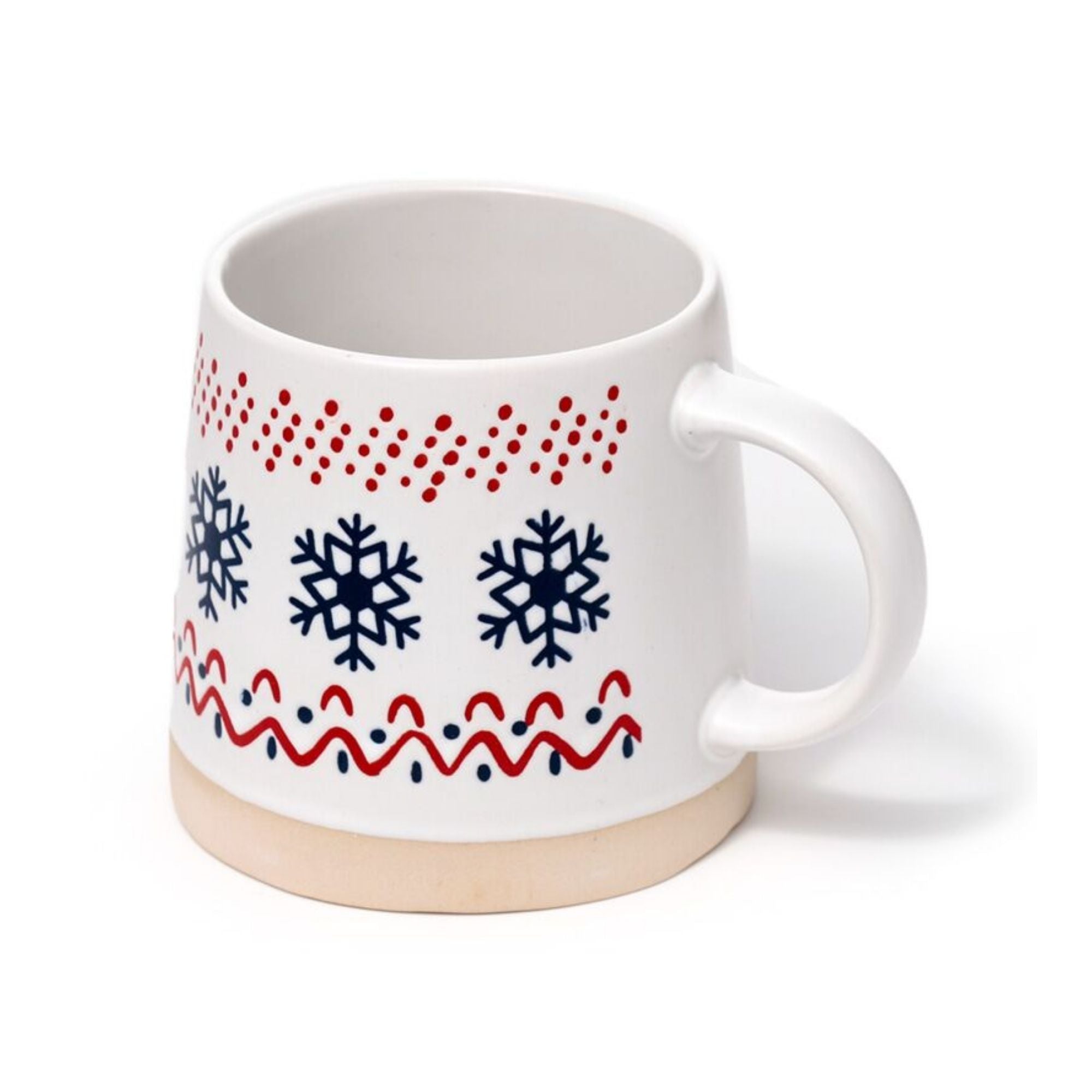 Christmas Gifts for Her – Snowflake Ceramic Mug with festive winter design