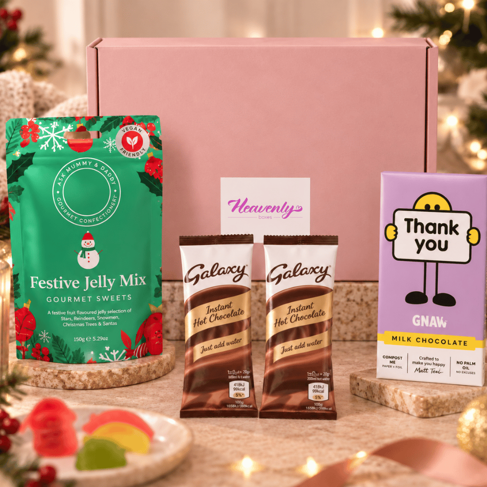 Corporate Christmas gifts festive treat box for teams and business gifting