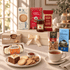 Corporate gifts premium tea hamper with biscuits chocolate and cake