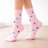 Cosy  gifts for her – Pink Cosmic Dreams Socks with moons and stars
