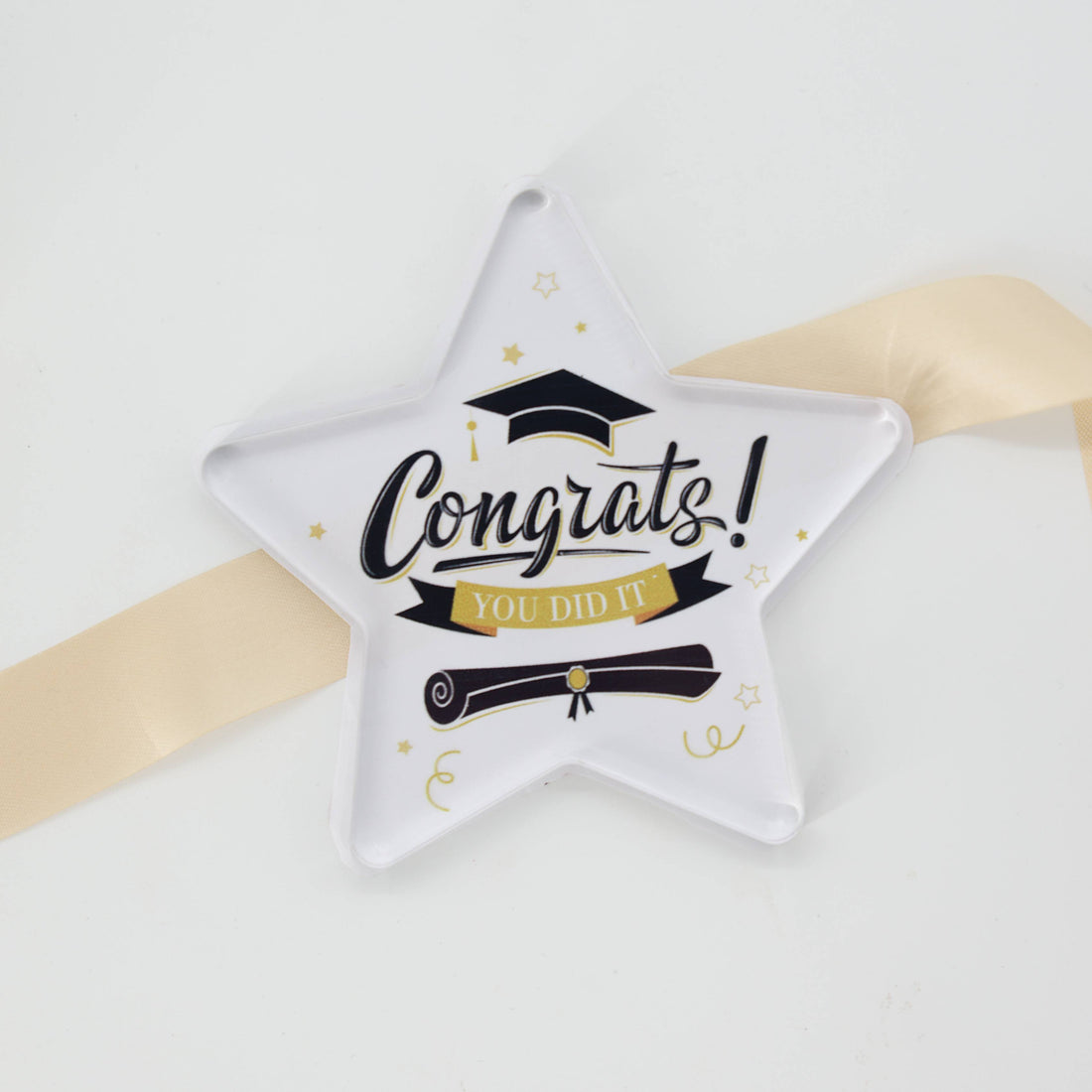 Congrats Star Plaque – star-shaped graduation gift for her