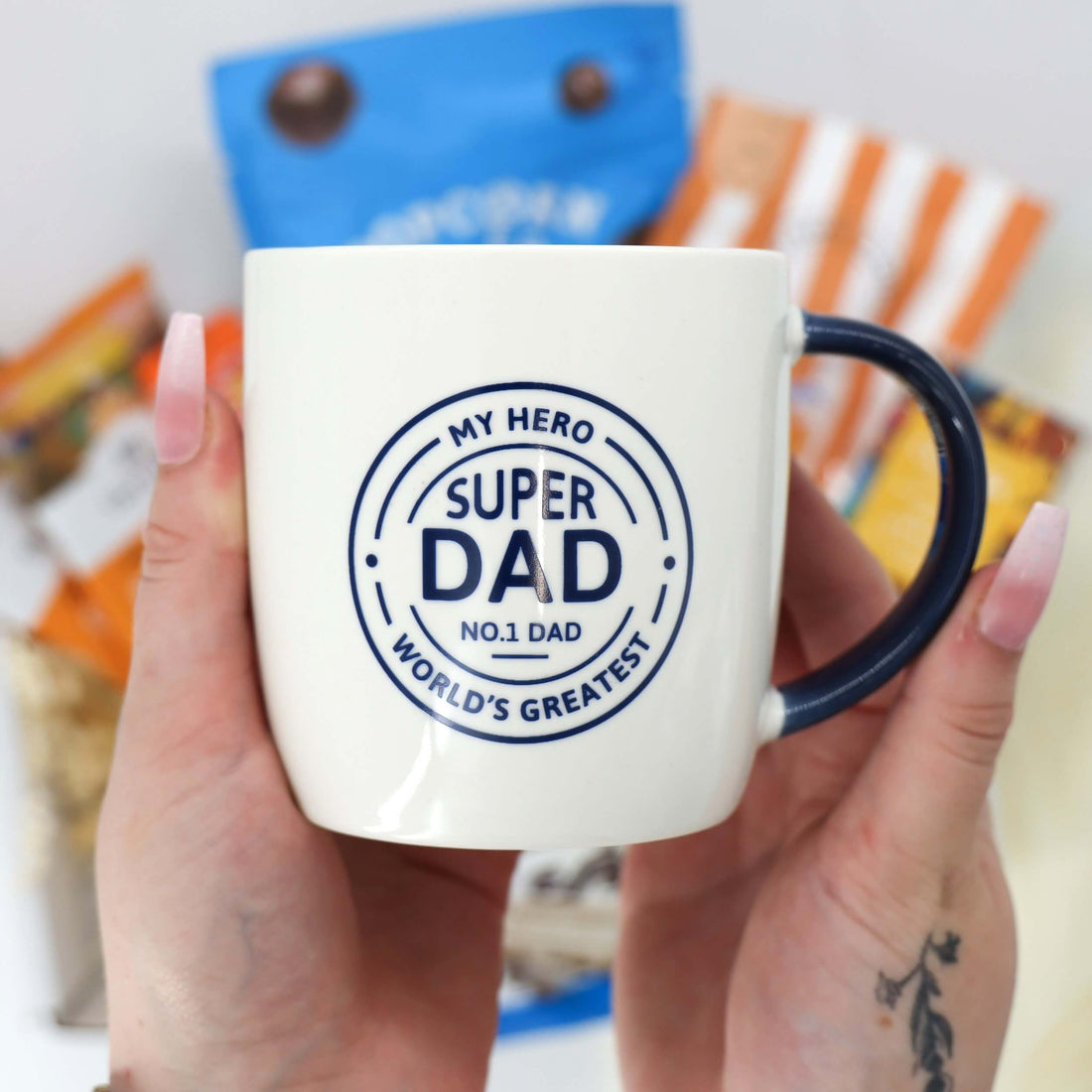 Father’s Day treats – bold snack box for dad with gourmet goodies
