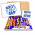 fathers day gift – Best Dad chocolate hamper with assorted chocolate bars