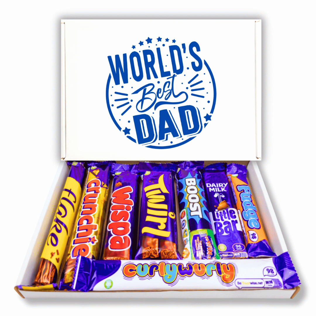 fathers day gift – Best Dad chocolate hamper with assorted chocolate bars