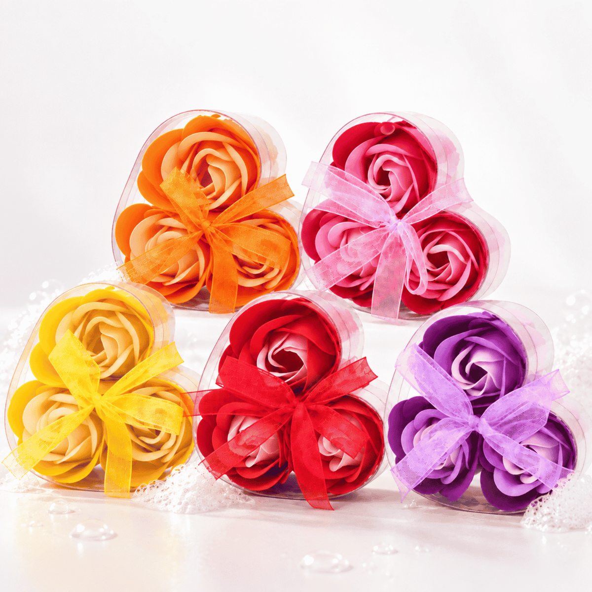 luxurious, handcrafted rose soap, intricately detailed, perfect for elegant gift boxes or a sophisticated bathing experience.