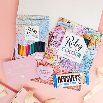 get well soon gift – two calming box variants designed to encourage rest, creativity and relaxation