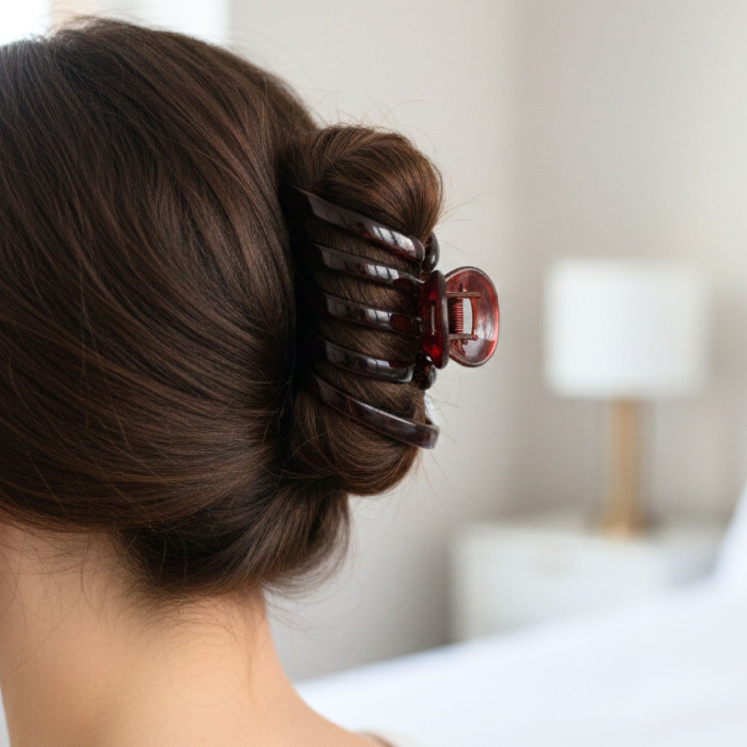Gifts for her Midnight Amber Hair Clip suitable for quick updos and casual looks.