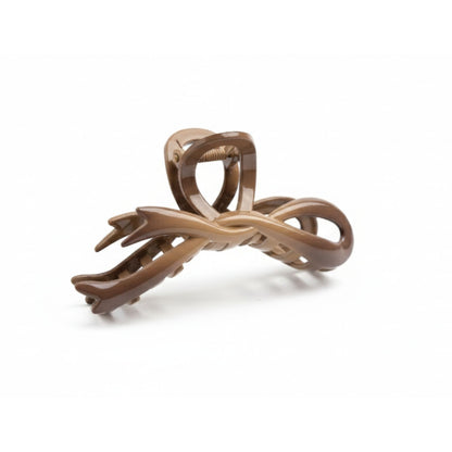 Gifts for her Soft Mocha Bow Hair Clip designed for effortless everyday styling.