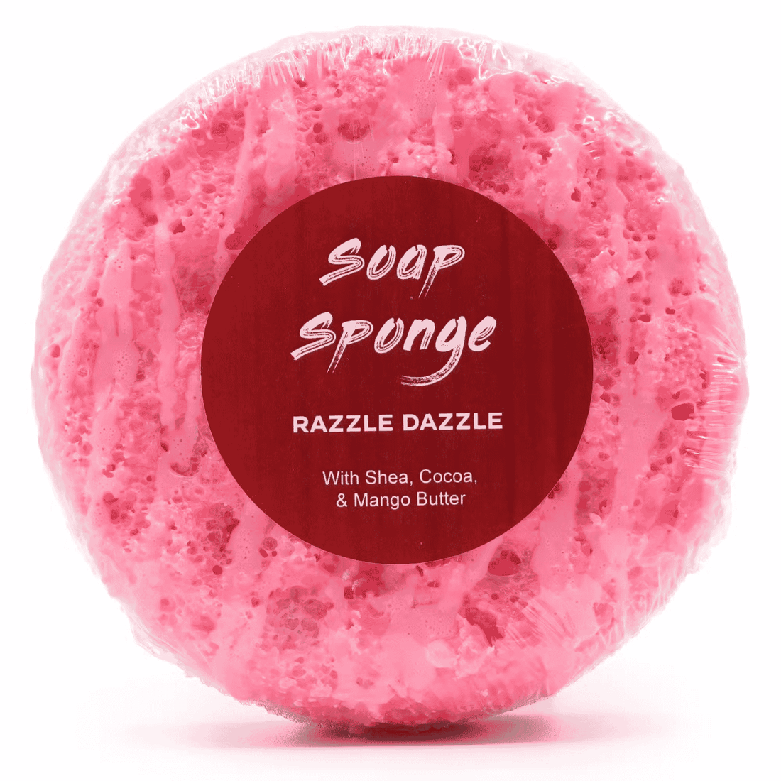 gifts for her – colourful Butter Bubble bath and shower soap sponge