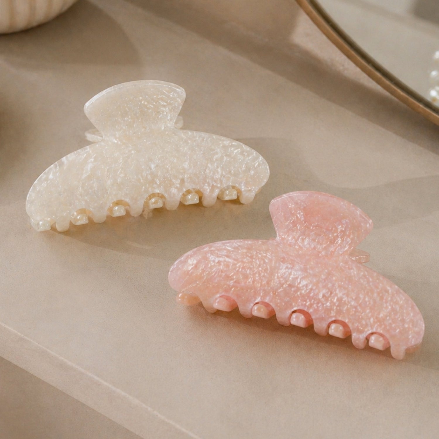 gifts for her – marble hair clip elegant claw clip for everyday styling
