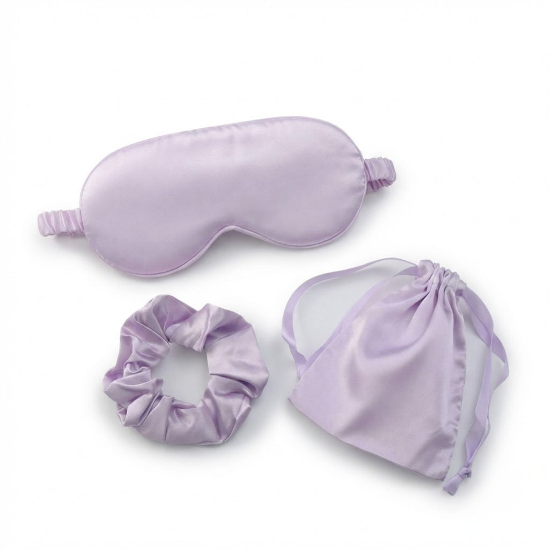 Gifts for her – luxury sleep eye mask with matching scrunchie