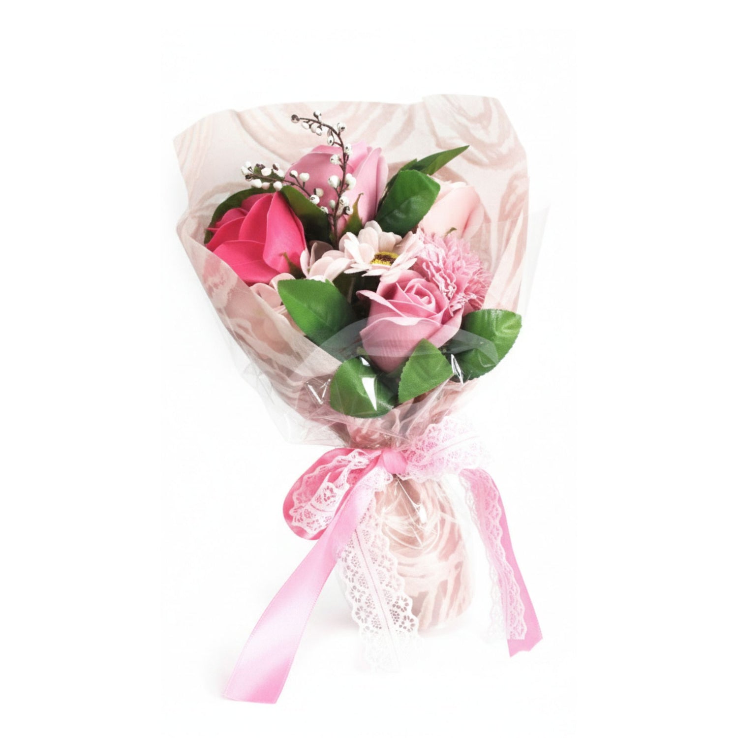 Self care gifts Soap Flower Bouquet combining beauty and calming bath time.