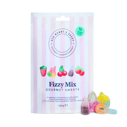 gourmet sweet gift – fizzy fruit mix sharing bag for sweet lovers
