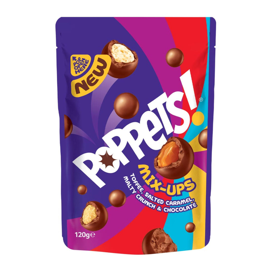 Gifts for her – Poppets Mix-Ups chocolate with biscuit and caramel