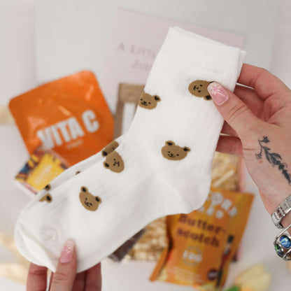 Thinking of you gift for her – sweet treat box with chocolate and popcorn