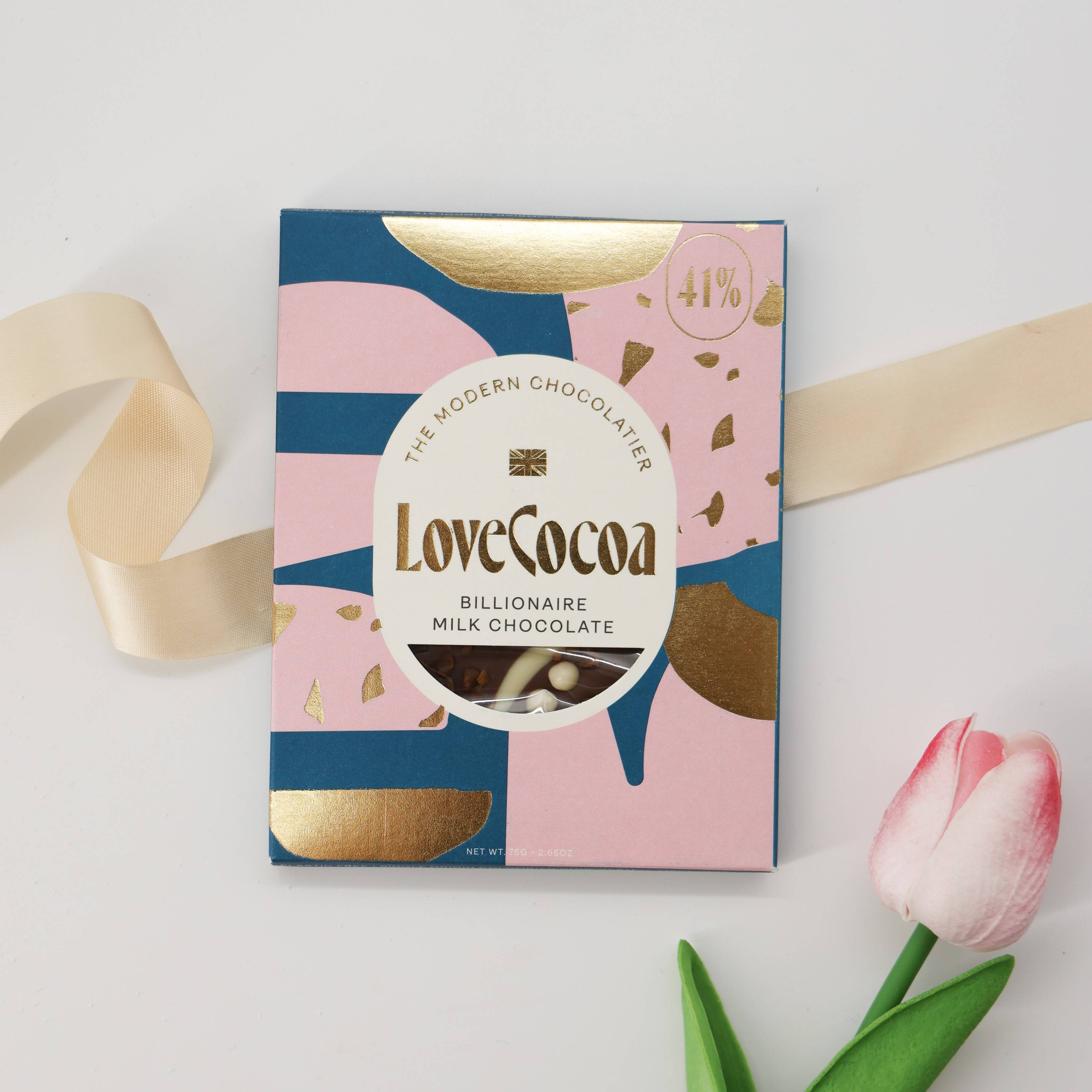 Billionaire Milk Chocolate – luxury chocolate gift for her with caramel

