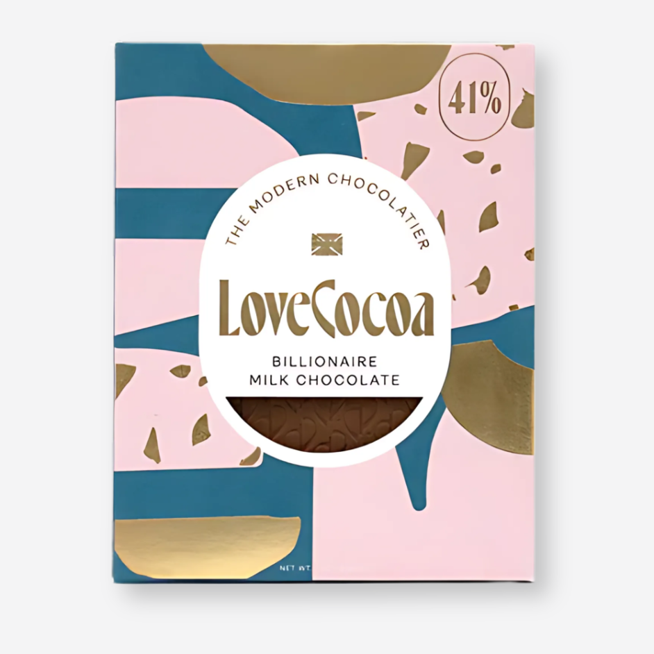 Billionaire Milk Chocolate – luxury chocolate gift for her with caramel
