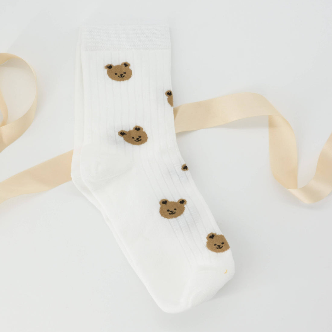 Cosy Bear Socks Gift – fluffy socks gift for her with cute bear face