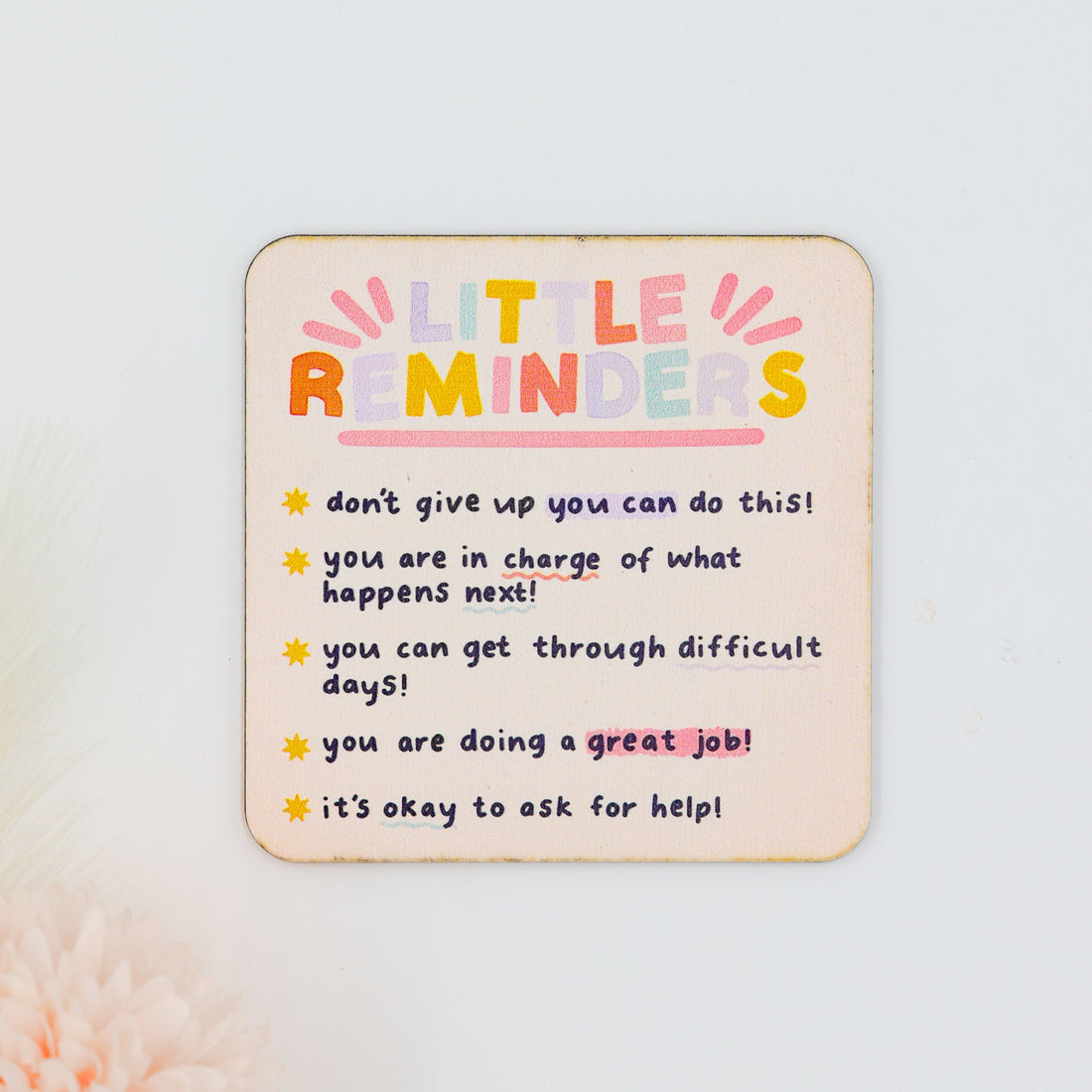 Gifts for her – Little Reminders Keepsake with positive affirmations

