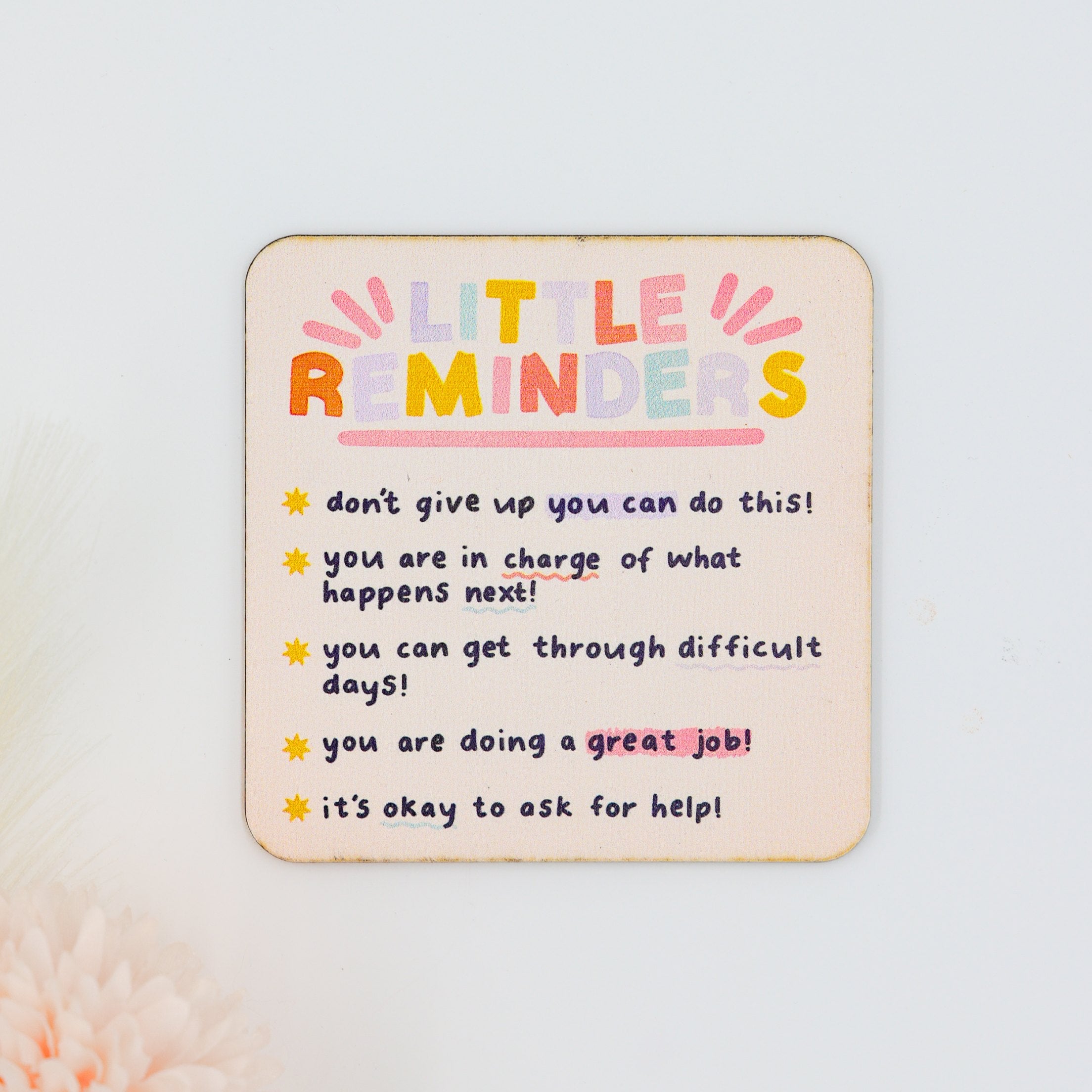 Gifts for her – Little Reminders Keepsake with positive affirmations
