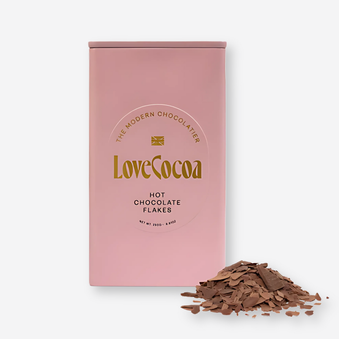 Lovecocoa Hot Chocolate Flakes – rich dark chocolate drink gift from heavenly boxes