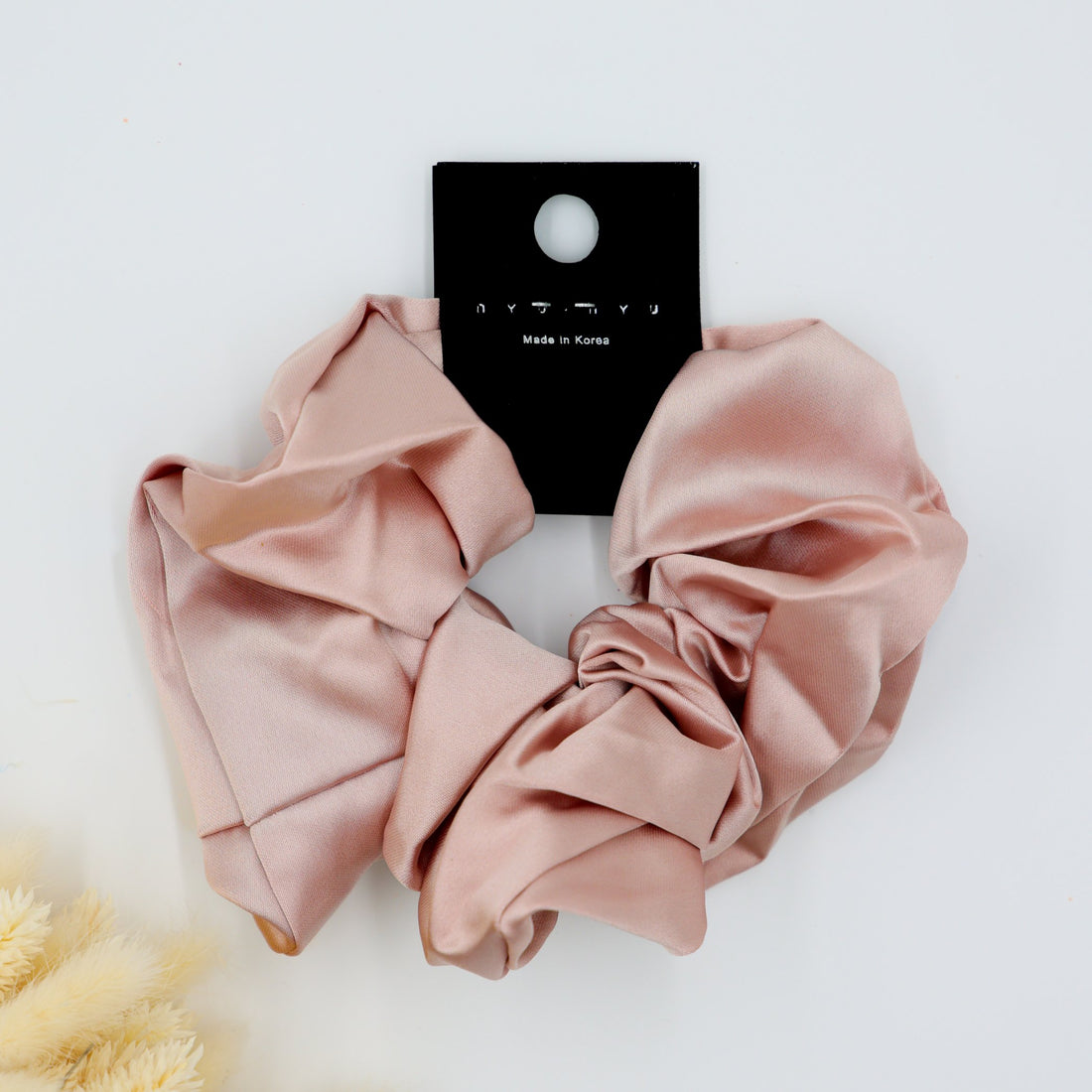 Gifts for her – Pink Silk Scrunchie chic everyday gift