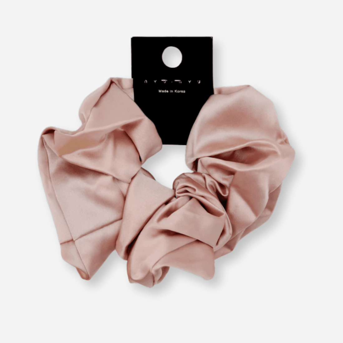 Gifts for her – Pink Silk Scrunchie chic everyday gift