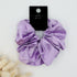 Gifts for her – Purple Silk Scrunchie elegant hair accessory


