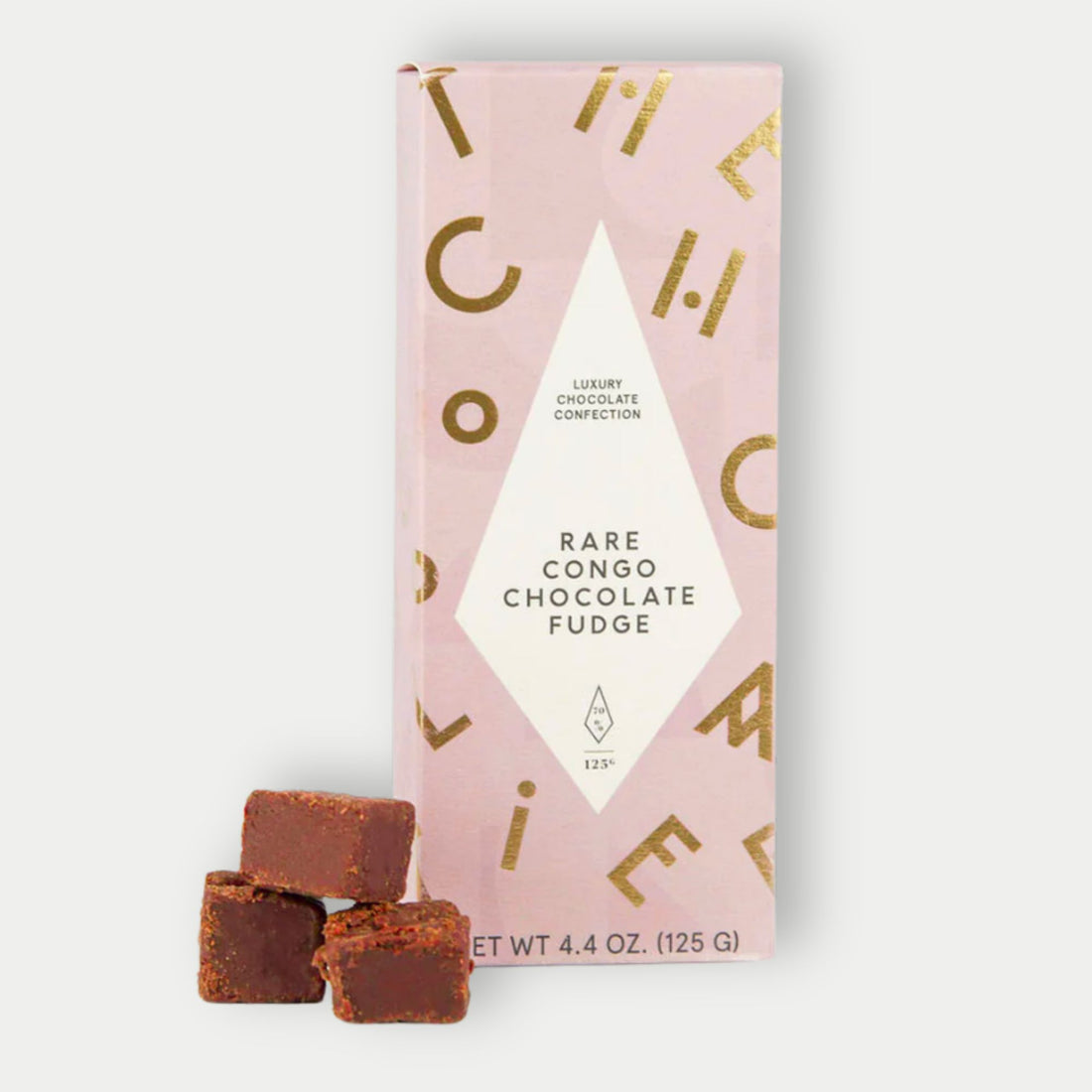 Rare Congo Chocolate Fudge – luxury artisan sweet gift for her from heavenly boxes with fudge pieces