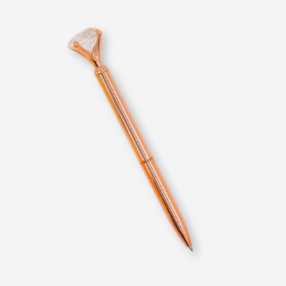Gifts for her – Rose Gold Pen With Crystals. A chic writing pen for her