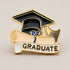 Graduate Pin featuring a detailed graduation cap and diploma design, symbolizing academic achievement. A perfect keepsake for new graduates.