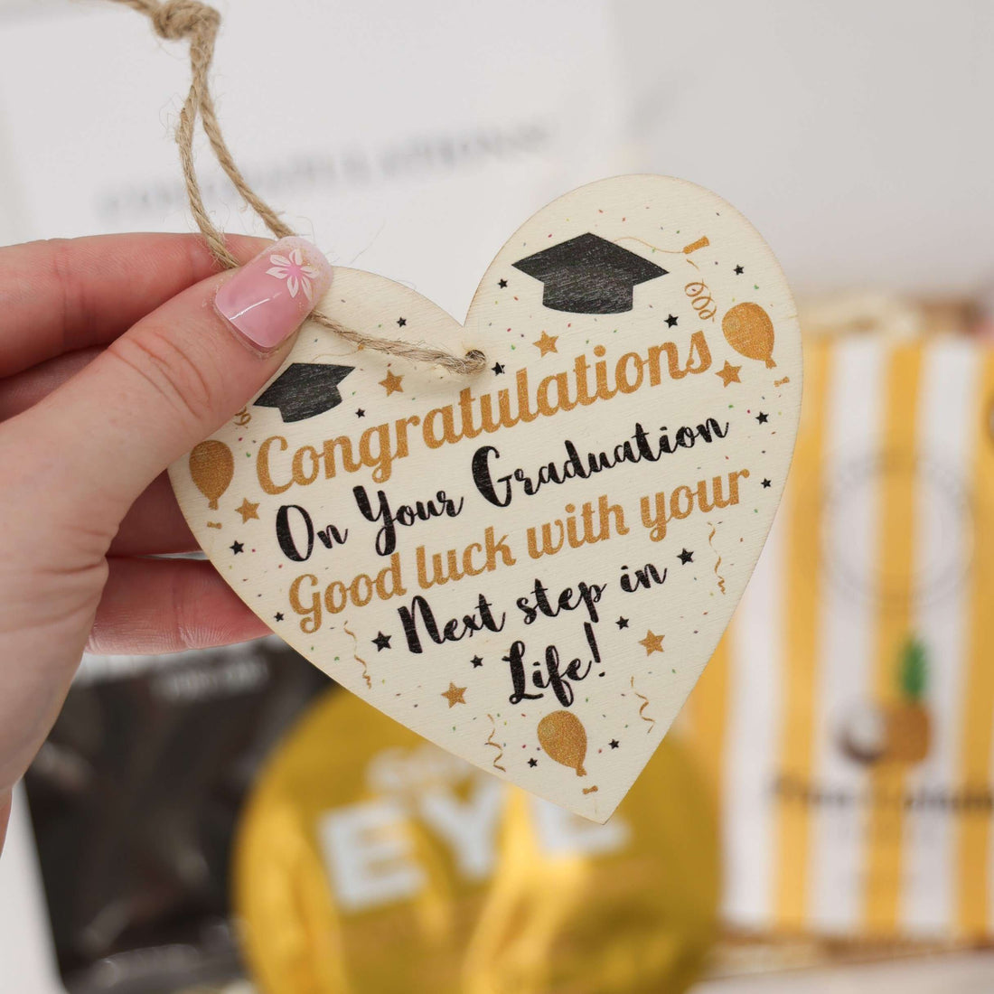 Celebrate graduation – pamper gift box with charcoal mask and keepsake hear