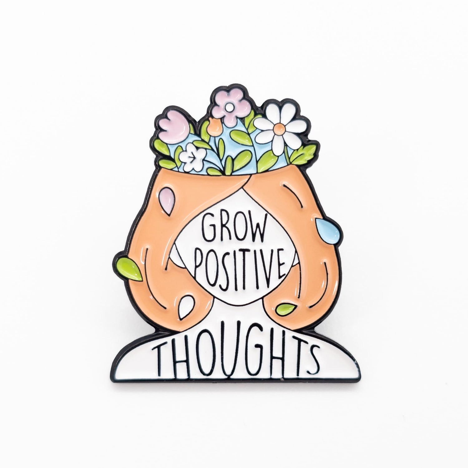 Grow Positive Thoughts Pin