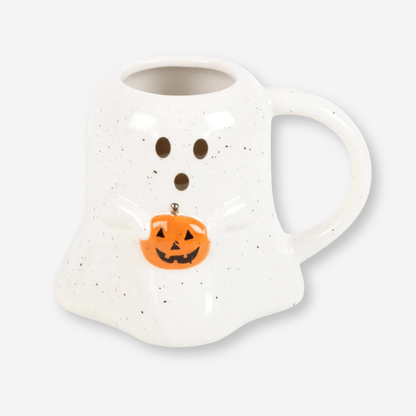 Halloween gifts for her – Spooky Ghost Ceramic Mug playful design