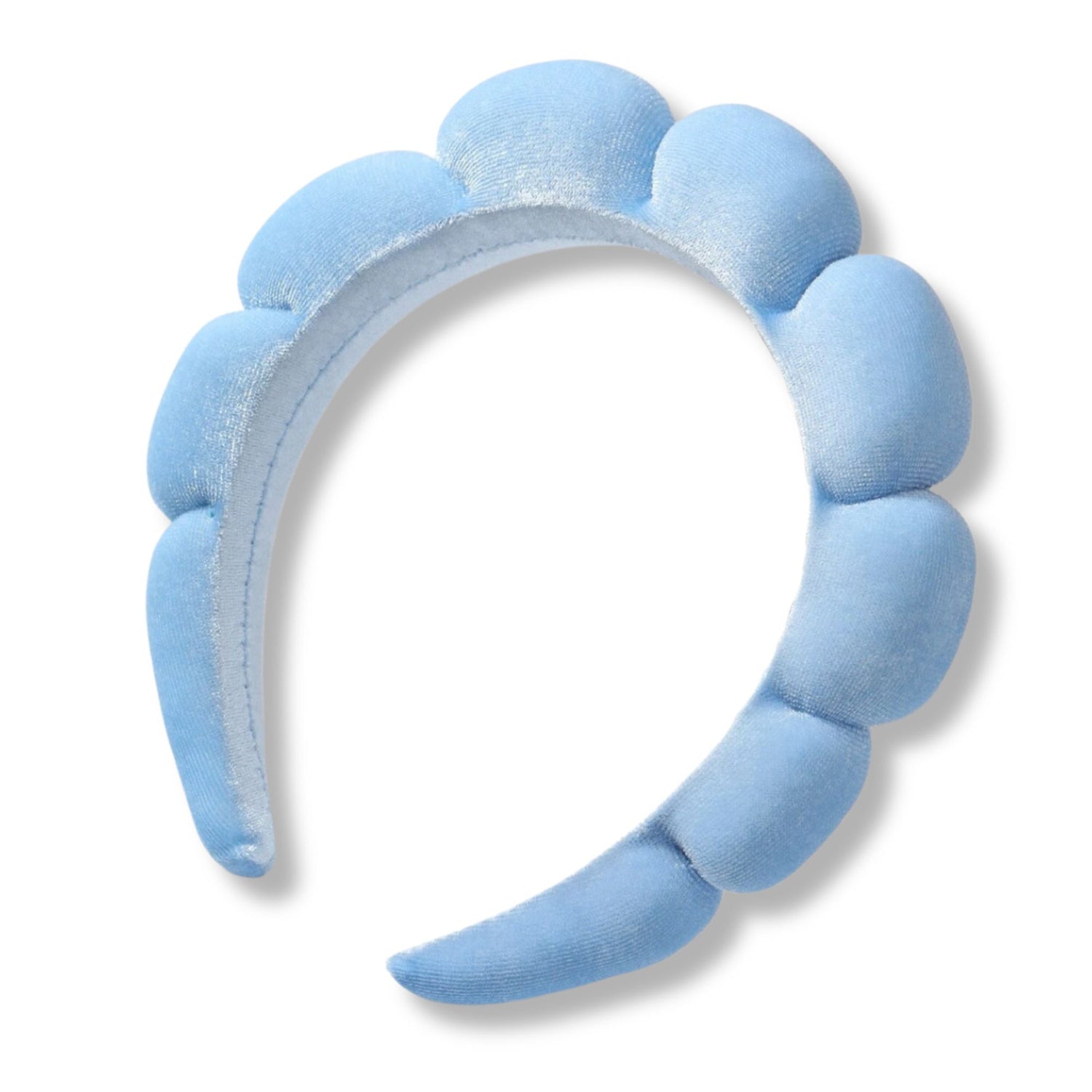 Velvet Headband - Blue