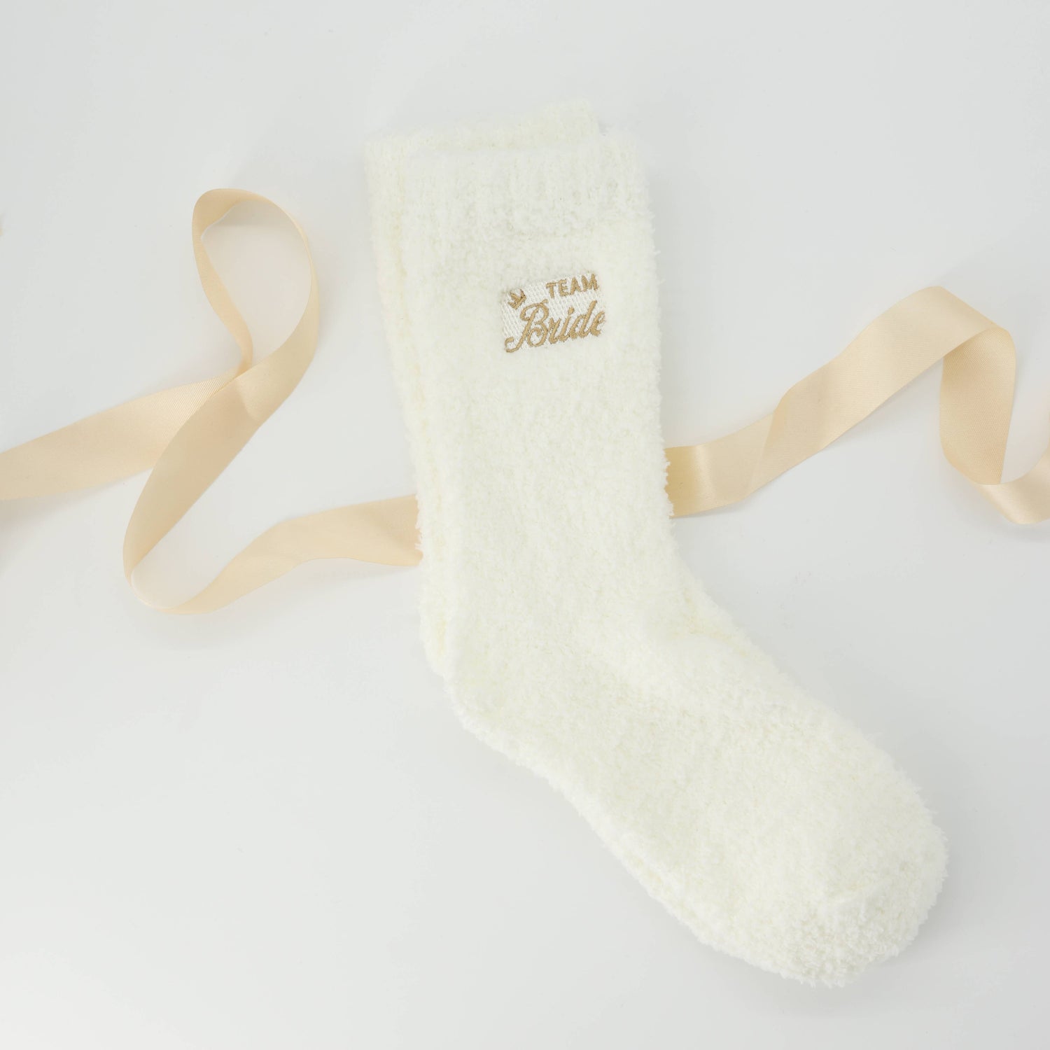 Team Bride Fluffy Socks – hen do gift with cosy bridal party style

