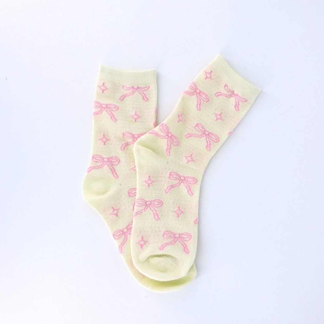Japanese Hollow Lace Socks featuring delicate bows and star patterns, offering a romantic touch with intricate lace details for a stylish, unique addition to any outfit.