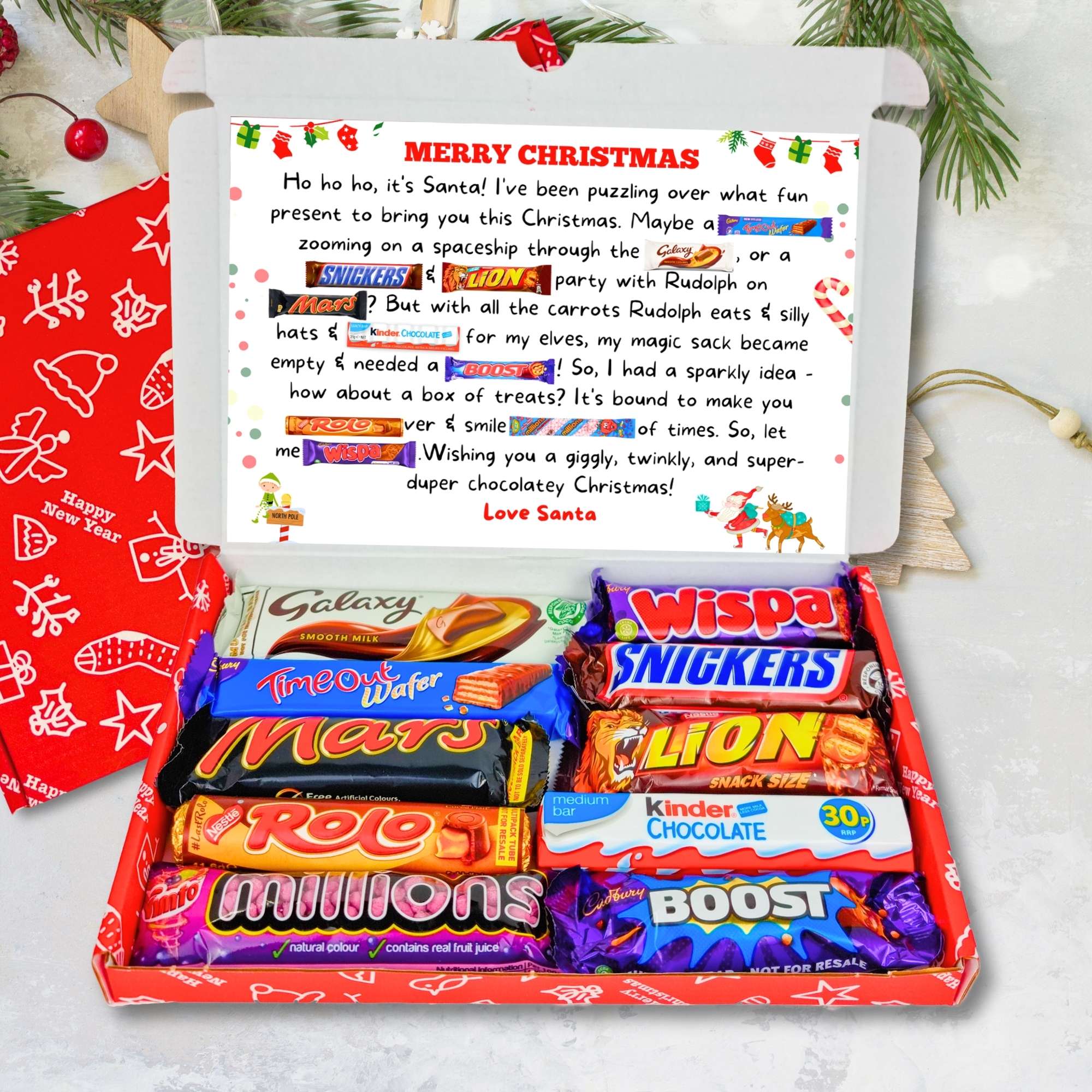 Kids Secret Santa Chocolate Box | Christmas Gift