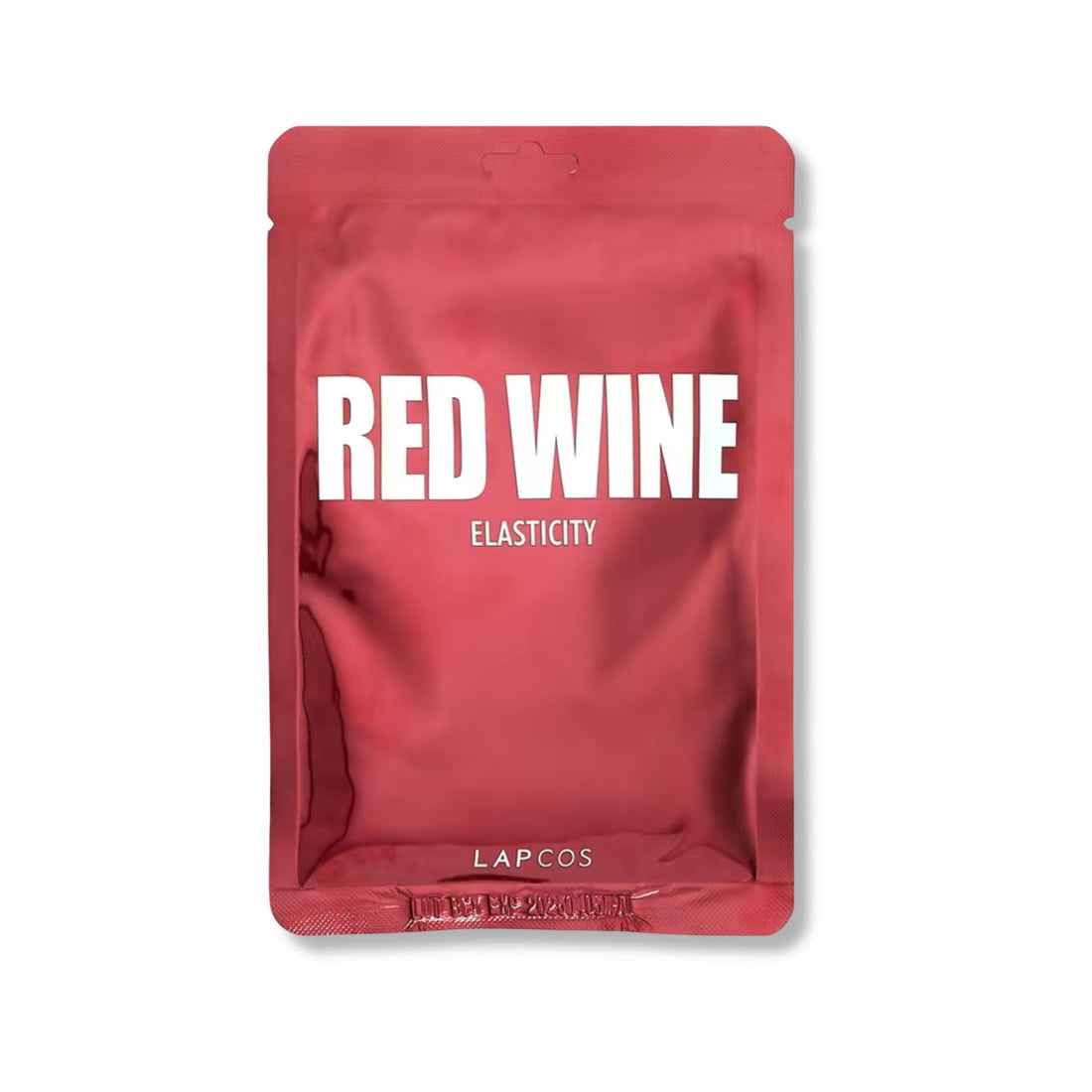 Lapcos Red Wine Mask, a facial sheet mask infused with red wine extract, known for enhancing skin elasticity and radiance. Ideal for pamper gift sets.