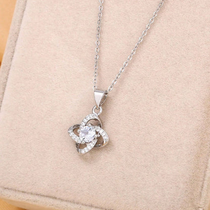 Lucky Clover Pendant Necklace - Mum