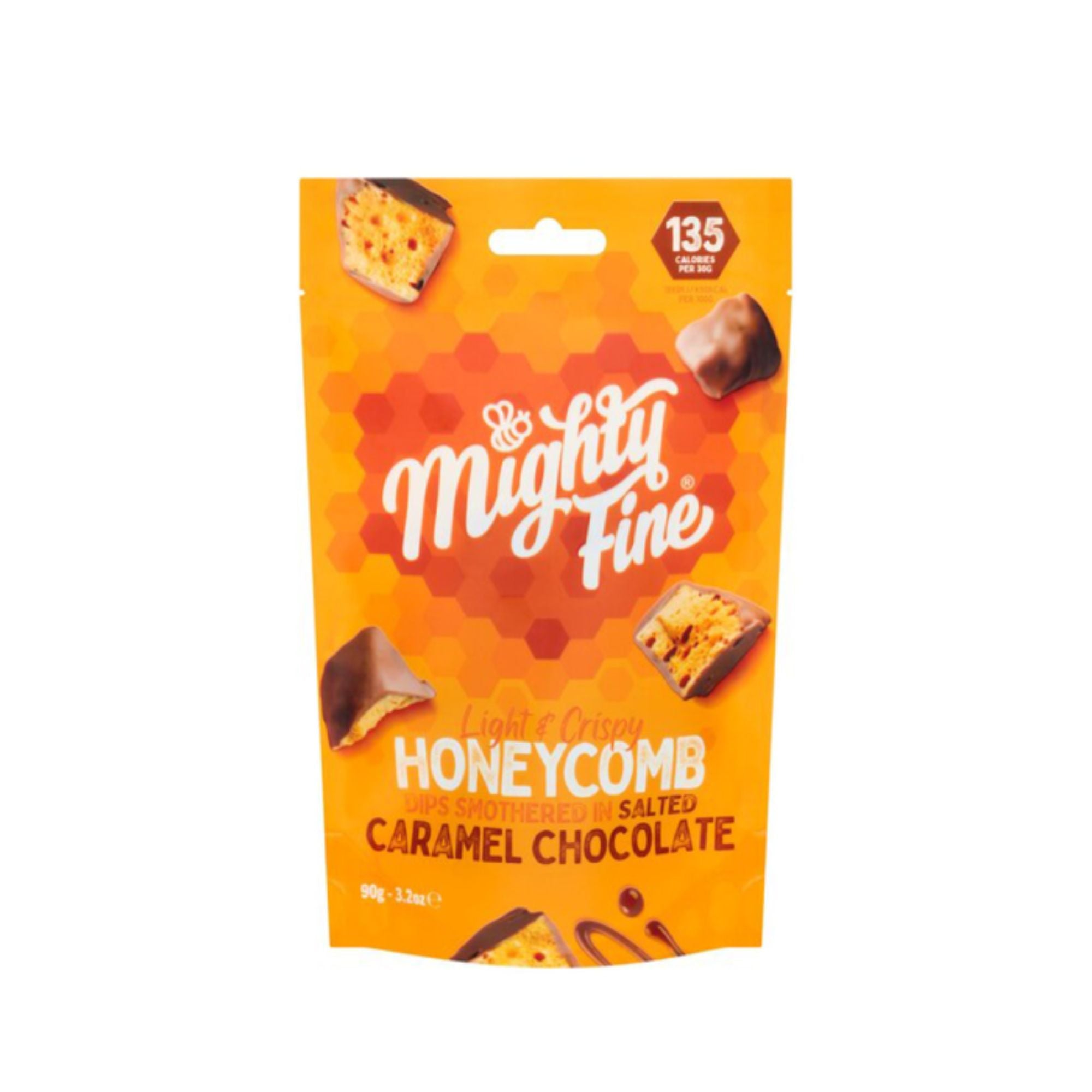 Mighty Fine Honeycomb Salted Caramel Chocolate 90g