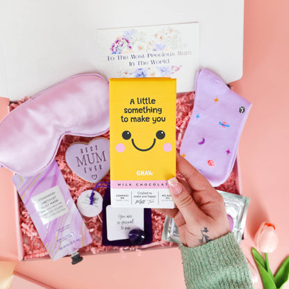 Mother’s Day gift – letterbox gift for mum with sleep mask, clay face mask and eye patches